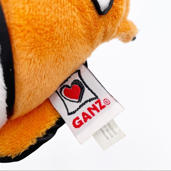 Ganz Webkinz HM219 Clown Fish Orange & White Fish Plus Stuffed Animal No Code - Picture 9 of 11